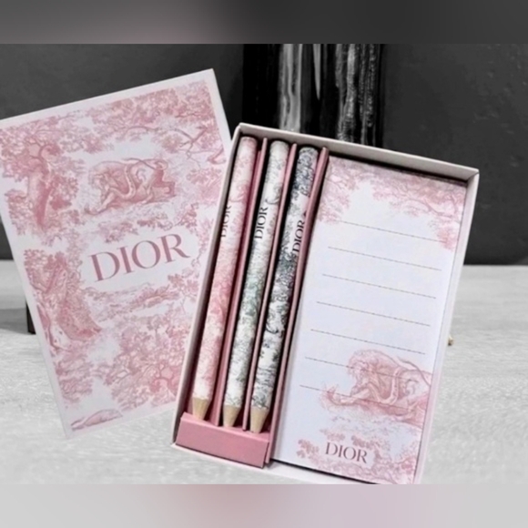 NEW Dior Stationery Set - Pink Toile de Jouy Print - Picture 9 of 9
